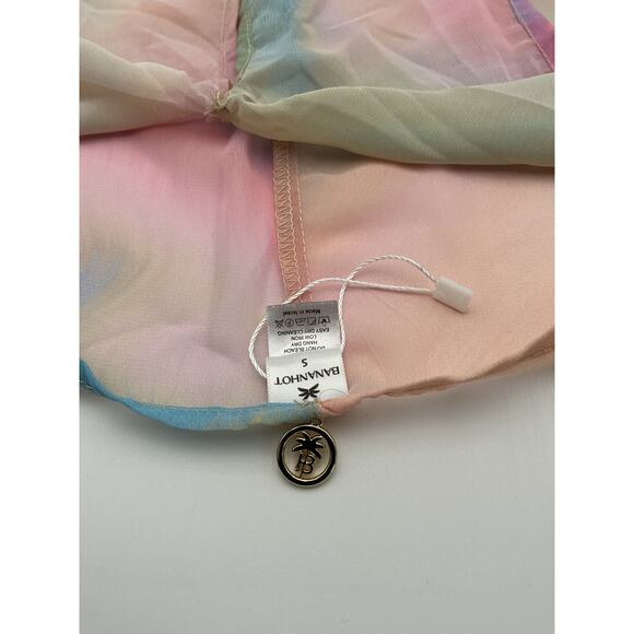 Bananhot 'Hayzel' Pink Polyester Skirt Size S - Picture 2 of 4